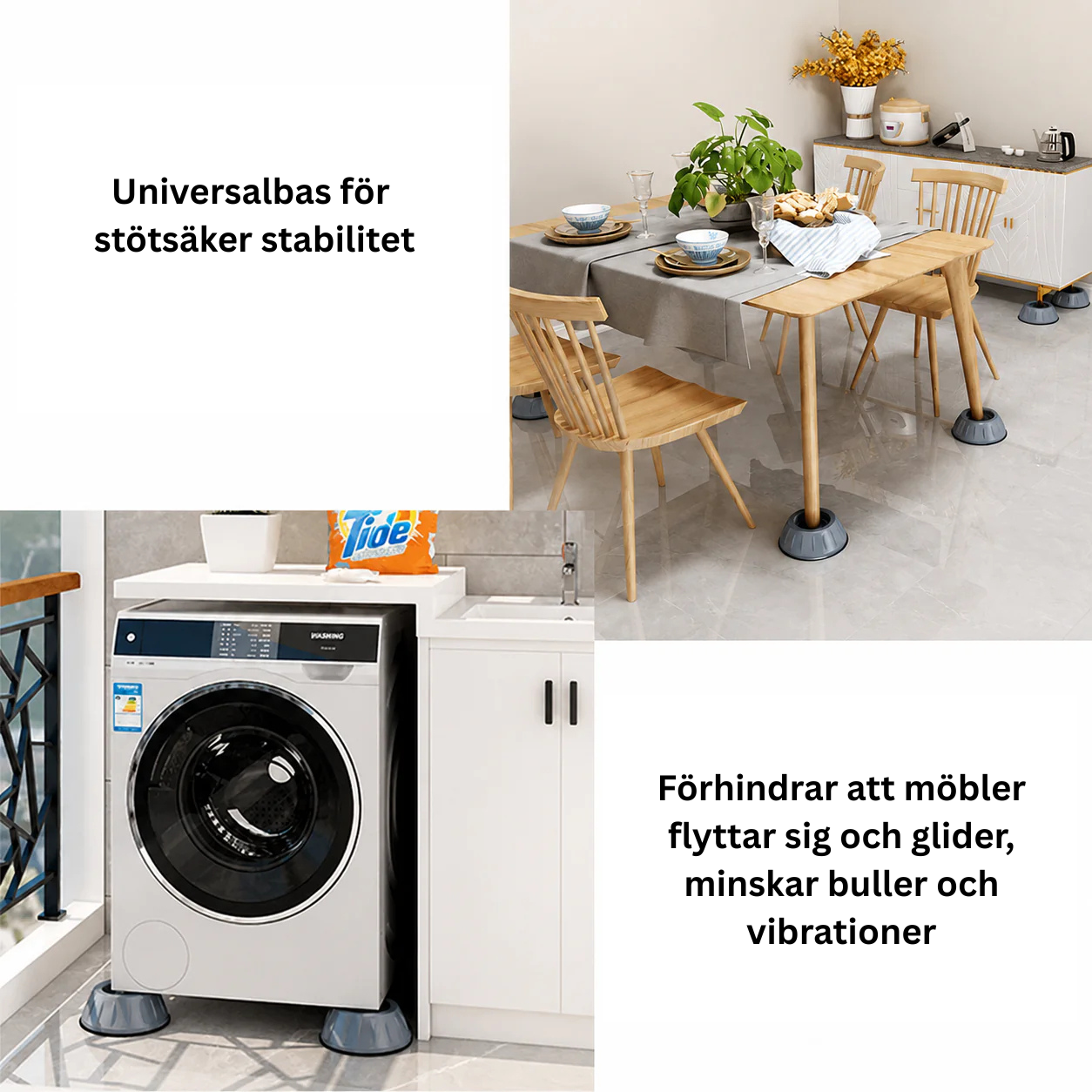 StilleFötter™ – Slipp oljud och vibrationer (8 st)