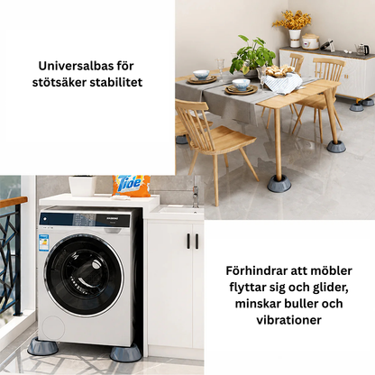 StilleFötter™ – Slipp oljud och vibrationer (8 st)