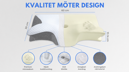 NackStöd™ – Ergonomisk kudde för nacke och axlar