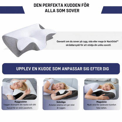 NackStöd™ – Ergonomisk kudde för nacke och axlar