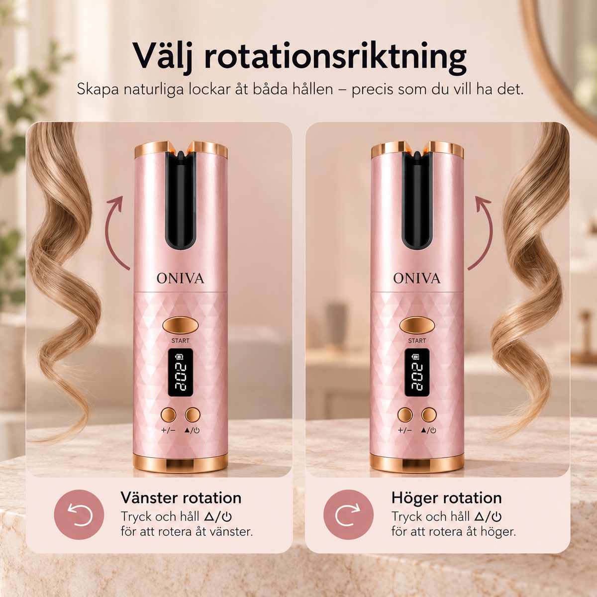 CurlFlow – Sladdlös locktång som lockar håret åt dig
