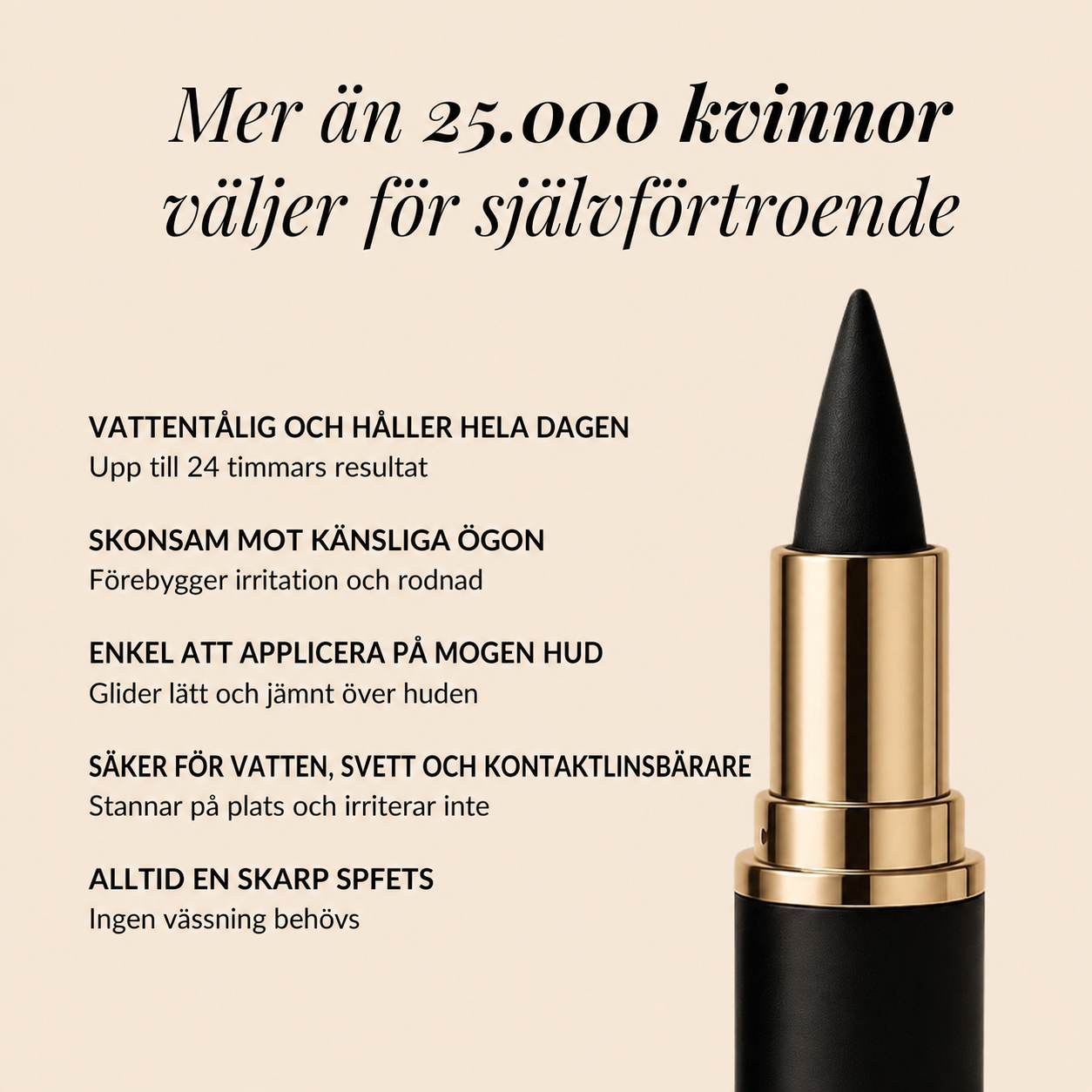 EVERLAST EYE - Perfekt Linje På Sekunder, Håller 24 Timmar