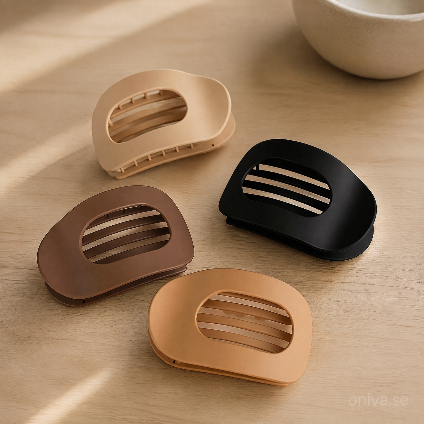 VolumeSilk™ – Hårklämmor utan tryckpunkter, 4-pack