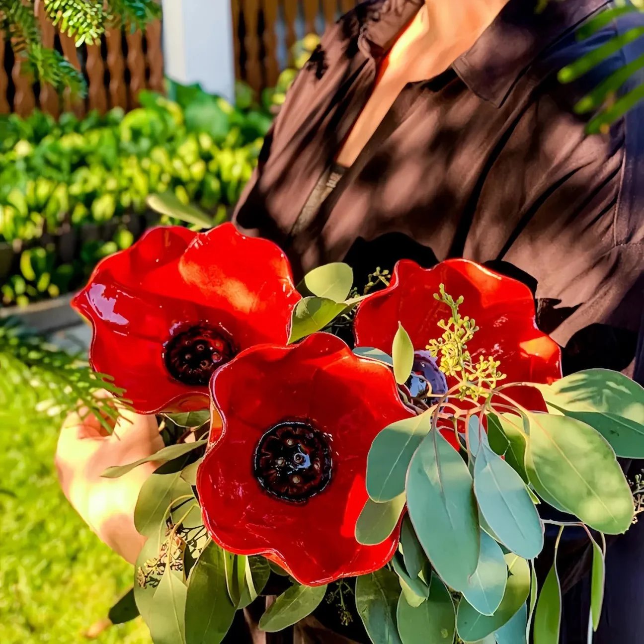 Blomsterformat fågelbad – för fåglar, bin och fjärilar