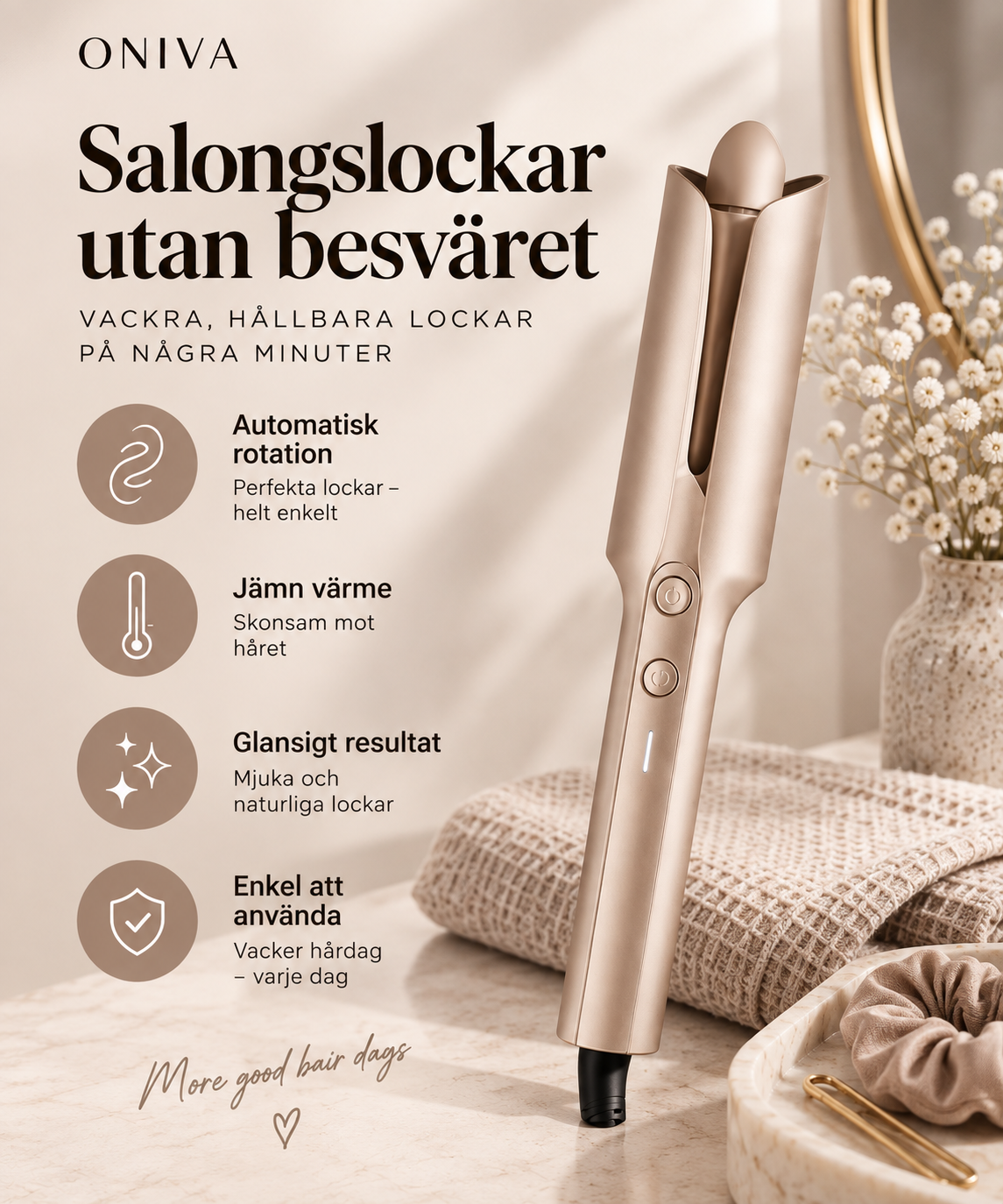 CurlsGlide – salongslockar utan besväret
