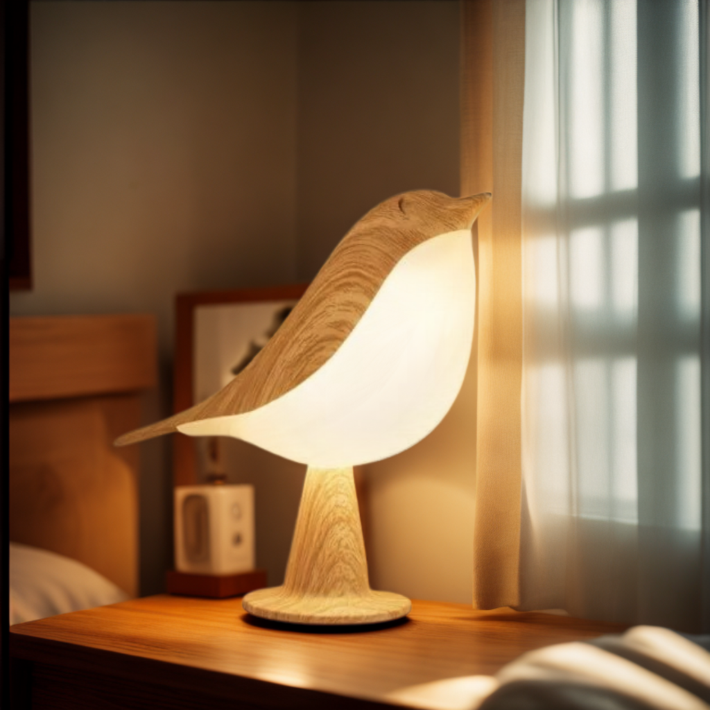 FuglRo™ | En lampe, der bringer natur, lys og ro ind i dit hjem