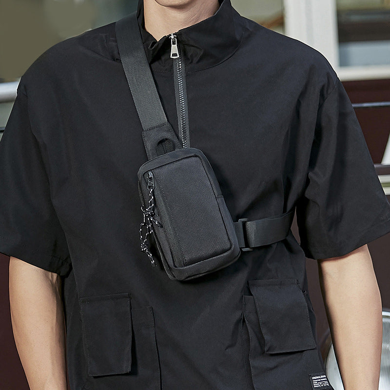 🎒 UrbanBäraren™ – Axelväska för herr – Lätt och vattentålig – Justerbar rem, perfekt för pendling eller resor – Modern och praktisk 💼✨