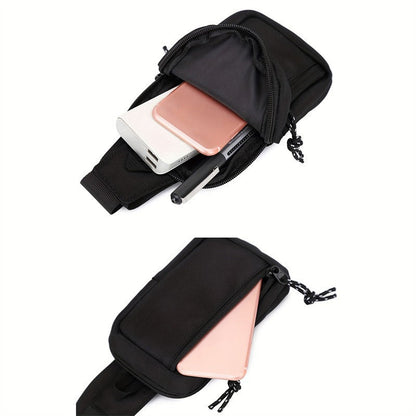 🎒 UrbanBäraren™ – Axelväska för herr – Lätt och vattentålig – Justerbar rem, perfekt för pendling eller resor – Modern och praktisk 💼✨